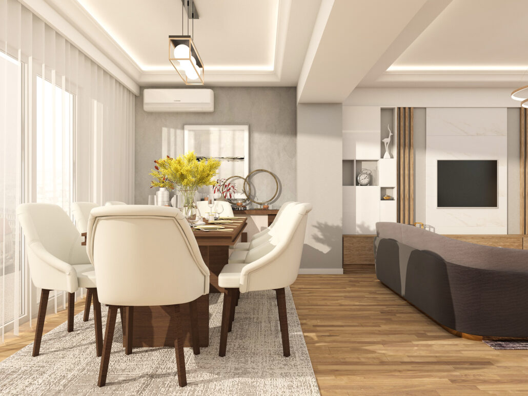 Dining elegant - apartament patru camere - Delta Studio Design