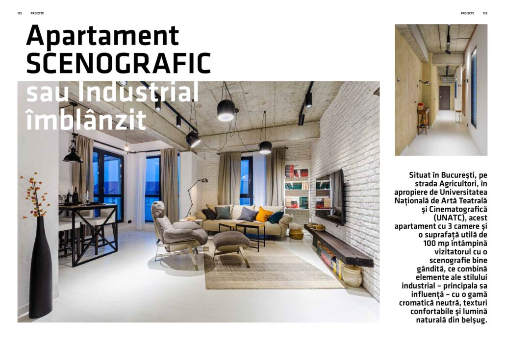 Apartament Scenografic Delta Studio Design în Igloo