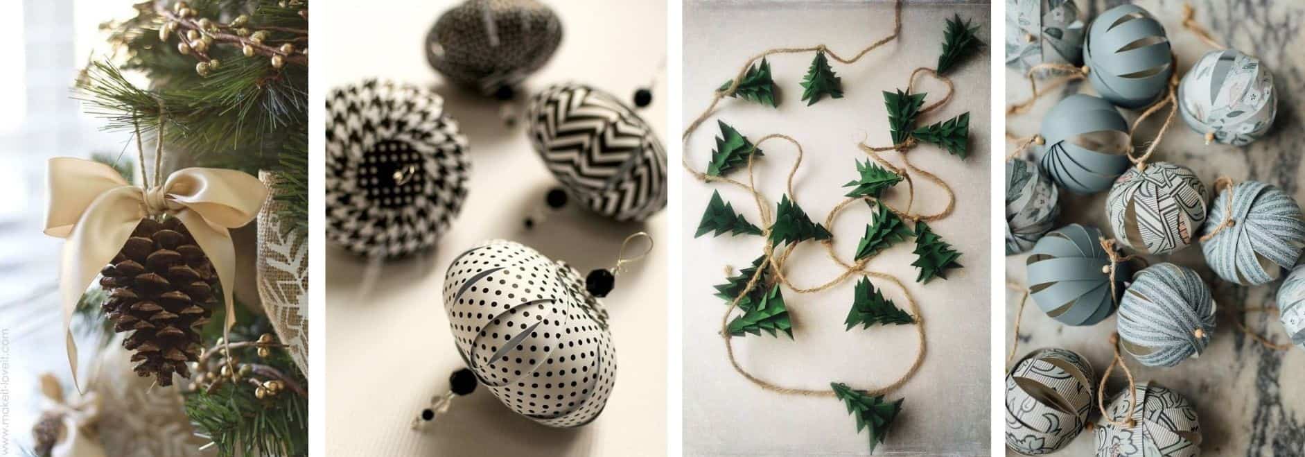 decorațiuni de Crăciun handmade - ghirlande decorative